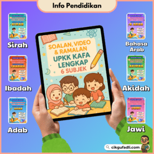 Poster set soalan, video silibus & ramalan UPKK KAFA 6 subjek