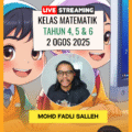 kelas matematik, rakaman kelas, tahun 4, tahun 5, tahun 6, cikgu mohd fadli salleh