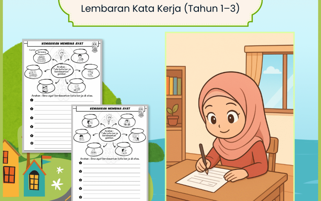 Lembaran Kata Kerja (Tahun 1–3) – Safia Waheeda Amirudin