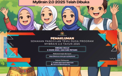 Semakan Panggilan Temu Duga MyBrain 2.0 2025 Telah Dibuka
