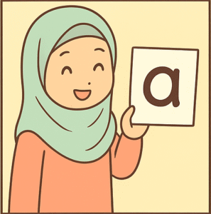 Cetak helaian huruf mengikut keperluan murid.