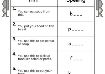 Complete set of Year 4 English worksheets for UASA 2025 revision