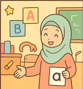 Ibu bapa juga boleh gunakannya di rumah sebagai latihan tambahan membaca & menulis.
