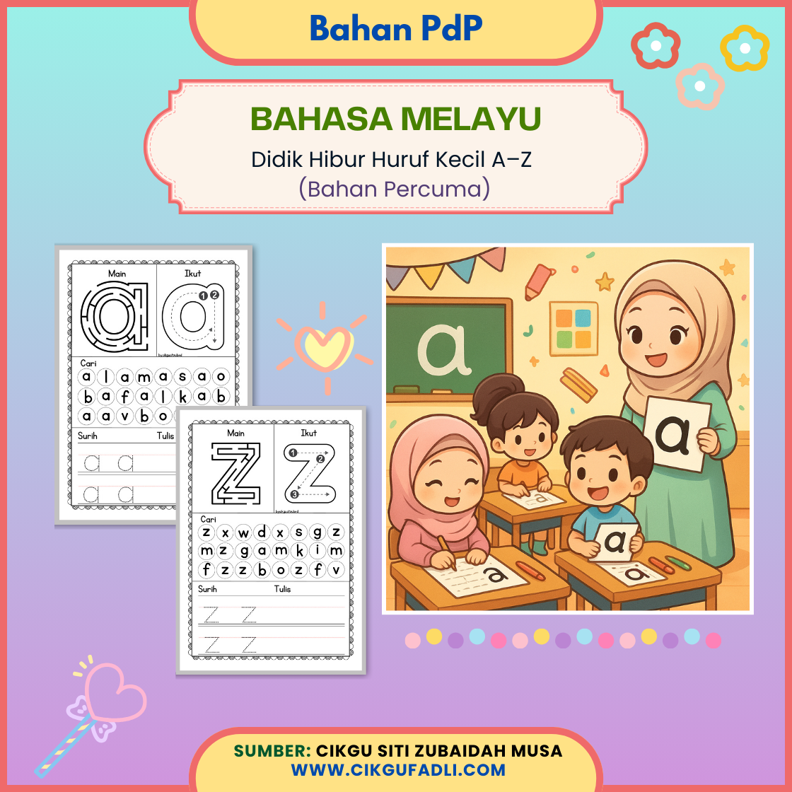 Poster ajakan baca blog Didik Hibur Huruf Kecil percuma
