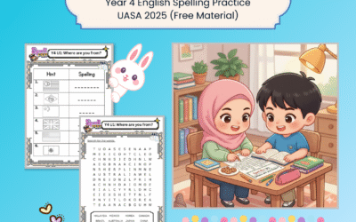 Year 4 English Spelling Practice UASA 2025 (Cikgu A&S)