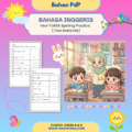Year 1 English UASA spelling practice Part 5 worksheets by Cikgu A&S