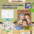Anak belajar guna Set Nota & Soalan Peperiksaan Academy Excella