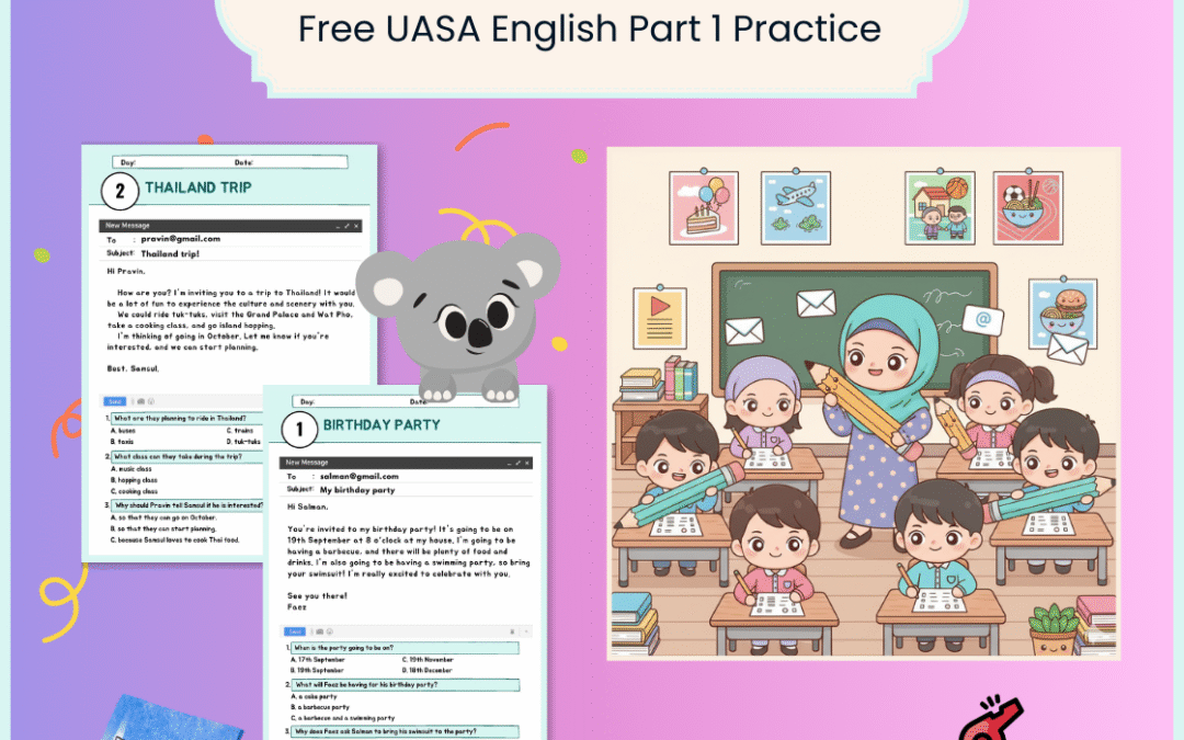 Free UASA English Part 1 Practice – Cikgu A&S