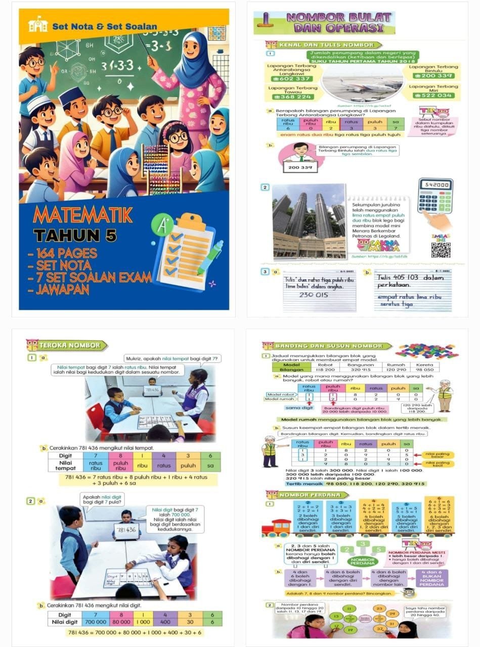 matematik tahun 5 nota matematik