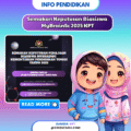 Poster hebahan Kementerian Pendidikan Tinggi mengenai semakan keputusan penajaan Biasiswa MyBrainSc tahun 2025, dibuka mulai 10 September 2025 jam 10 pagi dengan pautan laman rasmi dan saluran pertanyaan.