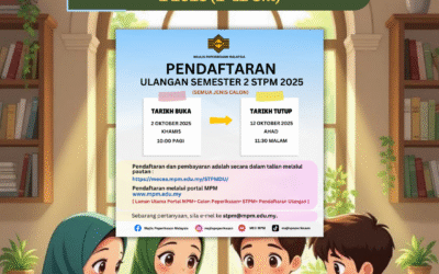 Pendaftaran Ulangan STPM Semester 2 2025 (2–12 Okt)