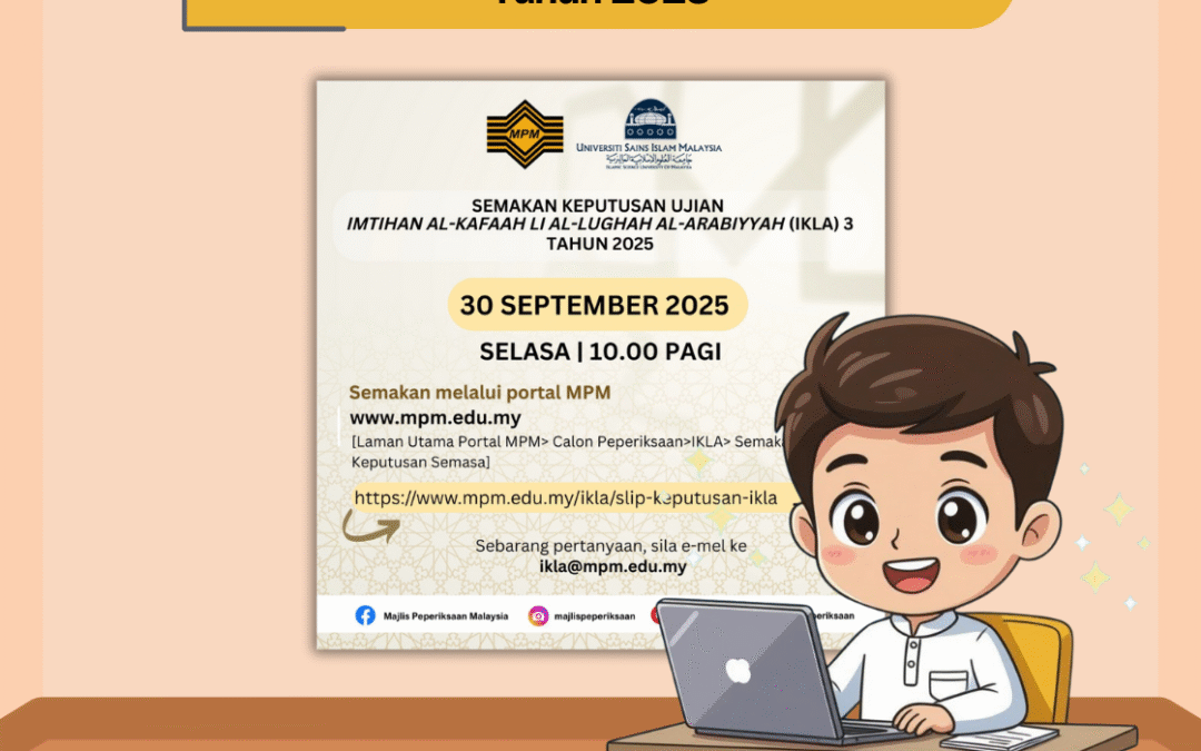 Semakan Keputusan Ujian IKLA 3 Tahun 2025