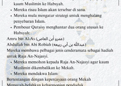 Reaksi kaum Musyrikin terhadap penghijrahan sahabat ke Habsyah