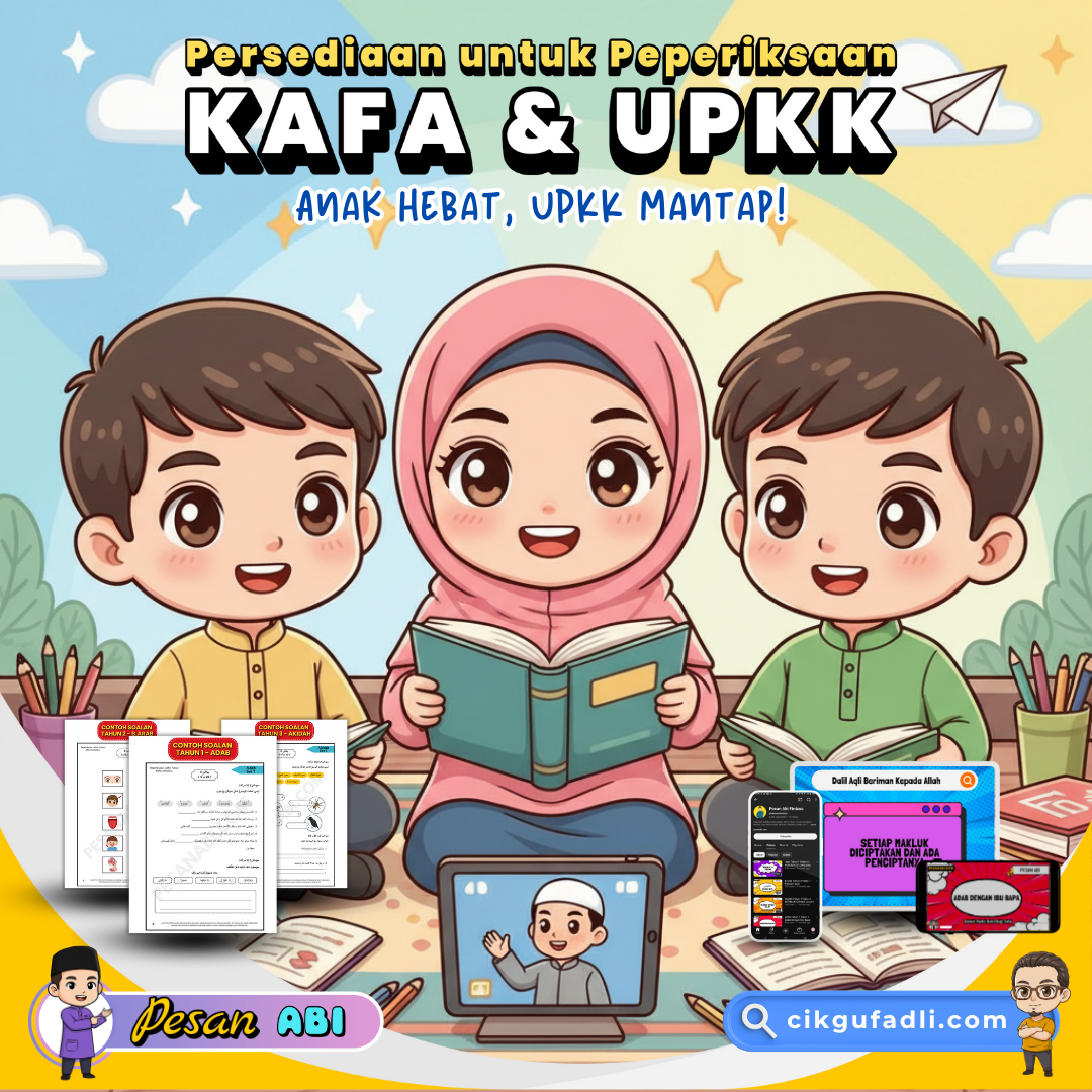 Anak belajar dengan video dan set soalan UPKK Anak belajar dengan video dan set soalan UPKK