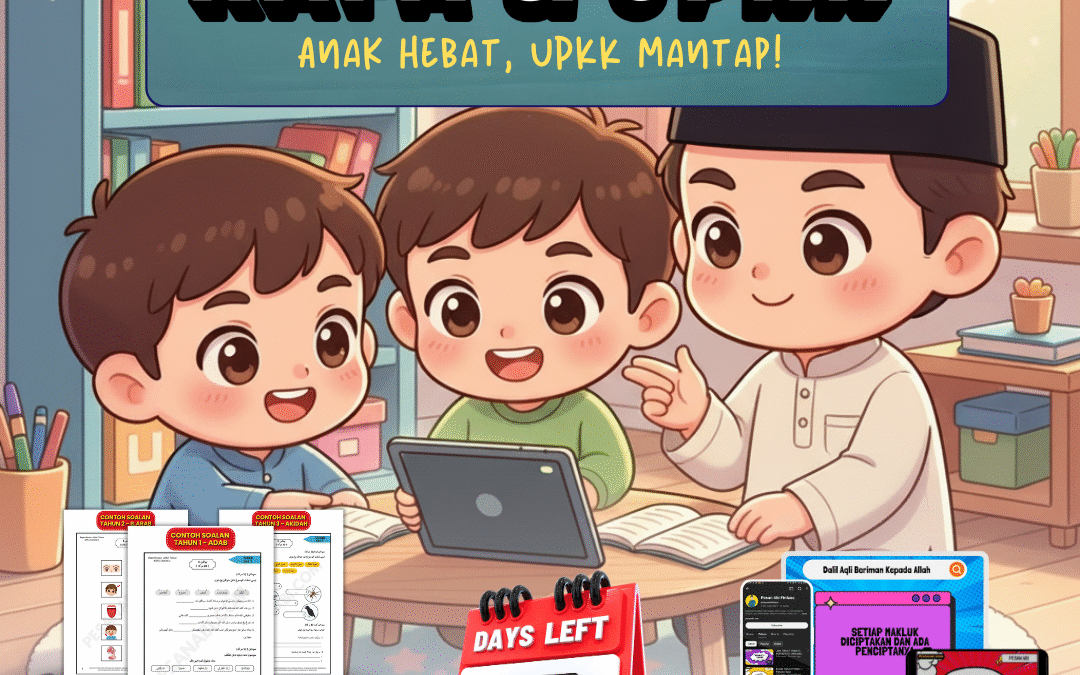 Tinggal 17 Hari Lagi UPKK – Latihan Tulisan Jawi Anak!
