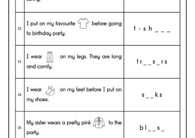 Year 2 English spelling practice sheet for At the Beach topic, featuring holiday and beach vocabulary like shells, fish, ice cream, sandcastle.