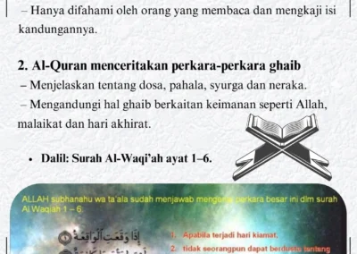 Ciri-ciri mukjizat Al-Quran