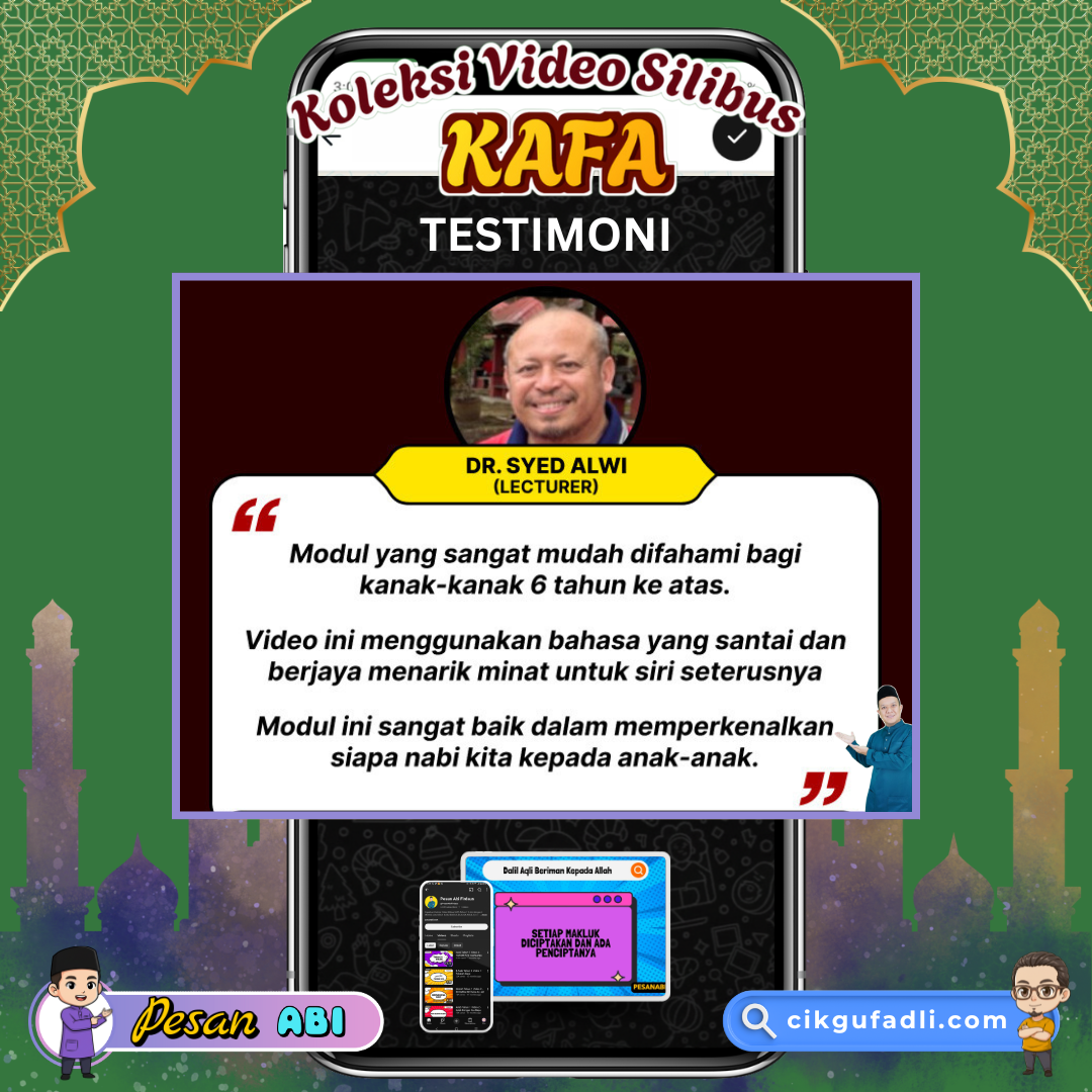 4 Testimoni Video Silibu KAFA