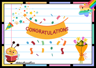 Congratulations upon finishing high frequency words.