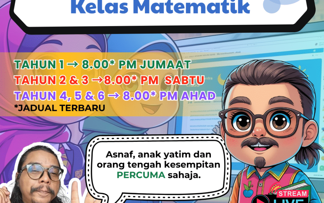 Cara Sertai Kelas Matematik RM5 Bersama Cikgu Mohd Fadli Salleh