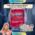 Poster blog KPM: 10 langkah tingkatkan keselamatan & disiplin murid dengan YB Menteri Pendidikan Fadhlina Sidek 22 Oktober 2025.