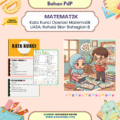 Poster nota kata kunci operasi matematik UASA oleh Cikgu Mohamad Hakim