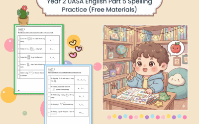 Year 2 UASA English Part 5 Spelling Practice by Cikgu A&S