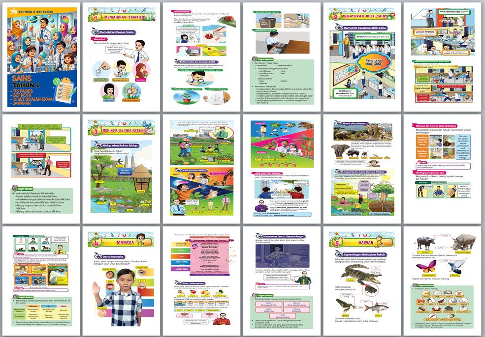 Contoh nota Sains Tahun 1