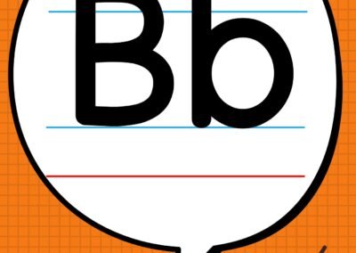 Kad huruf B dan gambar bus