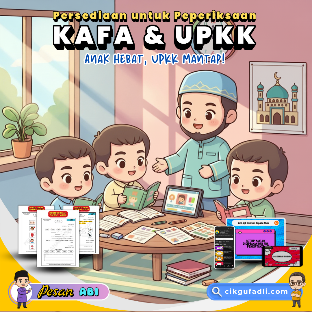 Poster promosi Soalan Ramalan UPKK dan Video Silibus KAFA Poster promosi Soalan Ramalan UPKK dan Video Silibus KAFA