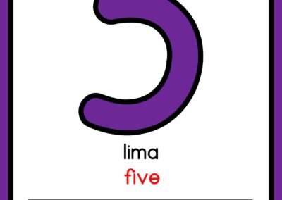 Poster pembelajaran mesra kanak-kanak no 5