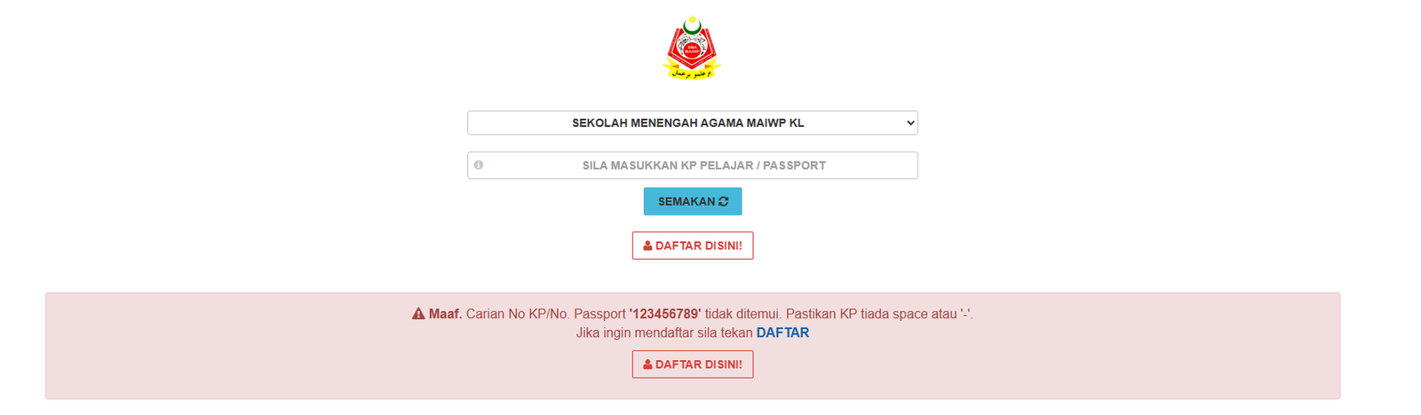 Belum daftar Belum daftar