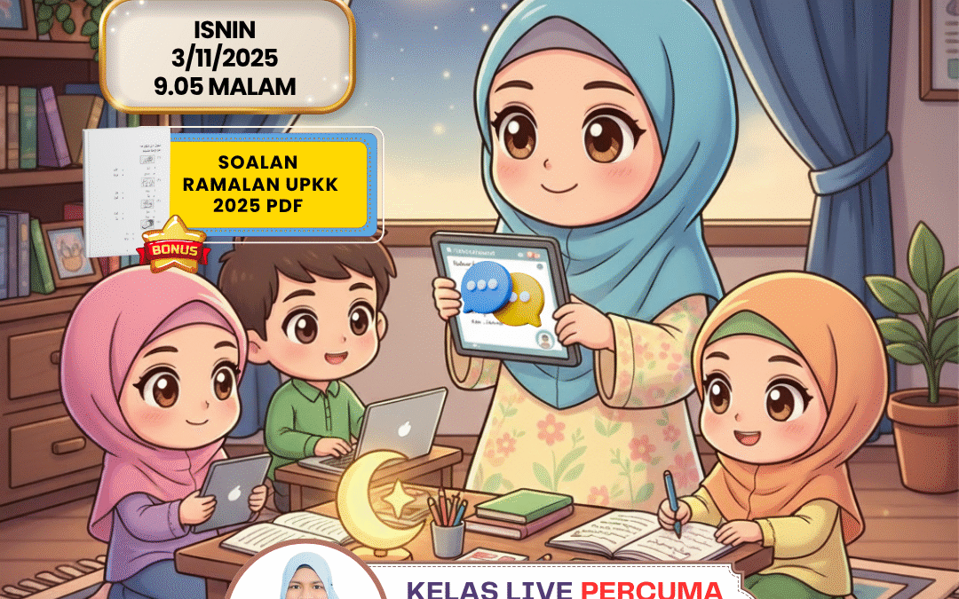 Ramalan Bahasa Arab UPKK 2025 – Kelas Percuma Ustazah Noor Azizah