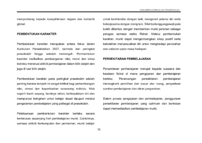 Muka Surat (10) – Kurikulum Prasekolah 2026