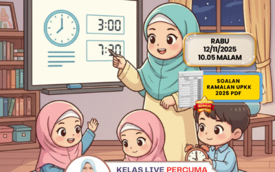 Kelas Percuma Tajuk Jam Bahasa Arab UPKK 2025 Bersama Ustazah Noor Azizah