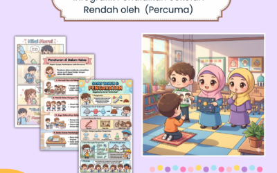 Infografik Pendidikan Sekolah Rendah oleh Amirul Fikri (Percuma)