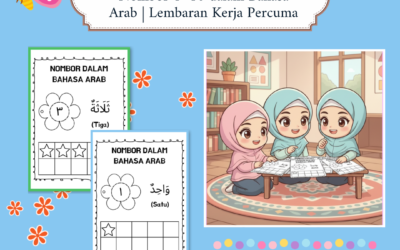 Nombor 1–10 dalam Bahasa Arab | Lembaran Kerja Percuma