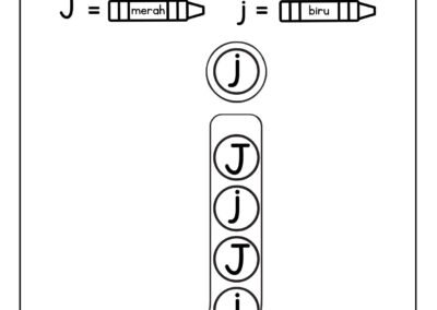 Aktiviti kelas prasekolah bertema huruf