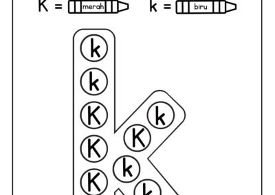 Lembaran aktiviti mewarna untuk kanak-kanak