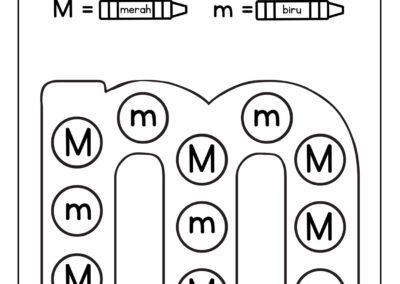 Aktiviti mewarna ringkas untuk murid awal