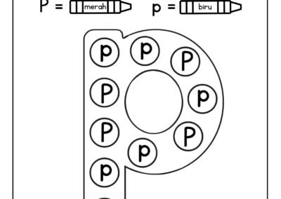 Aktiviti mewarna dalam kelas prasekolah
