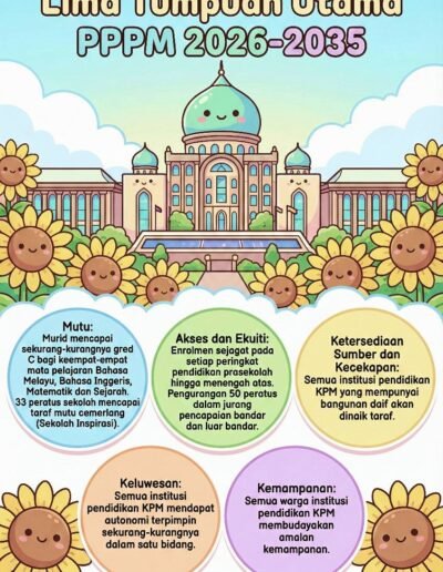 Lima tumpuan utama PPPM 2026–2035