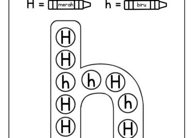 Bahan pembelajaran awal mengenal huruf
