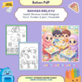 Sambil mewarna sambil mengenal huruf, nombor dan jawi untuk murid prasekolah