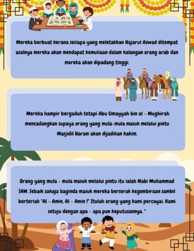 nota sirah tahun 2 kafa sifat nabi muhammad al amin jujur dan dipercayai oleh quraisy