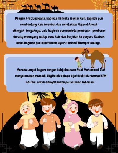 kisah kaum quraisy berebut meletakkan hajarul aswad di kaabah