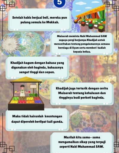 kisah maisarah kagum dengan keperibadian nabi muhammad semasa berniaga