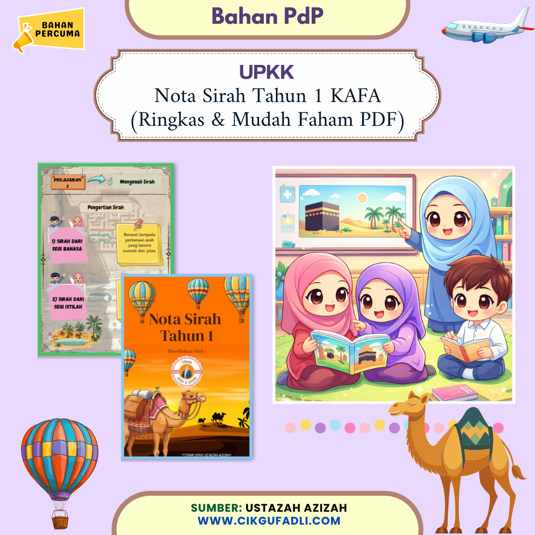 nota sirah tahun 1 kafa upkk ringkas mudah faham pdf bahan pdp pendidikan islam