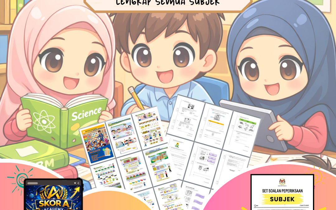Kombo Set Nota & Soalan Peperiksaan – Lengkap Semua Subjek