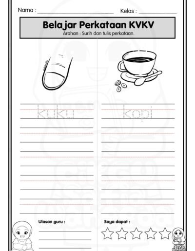 worksheet kvkv malaysia bahasa melayu